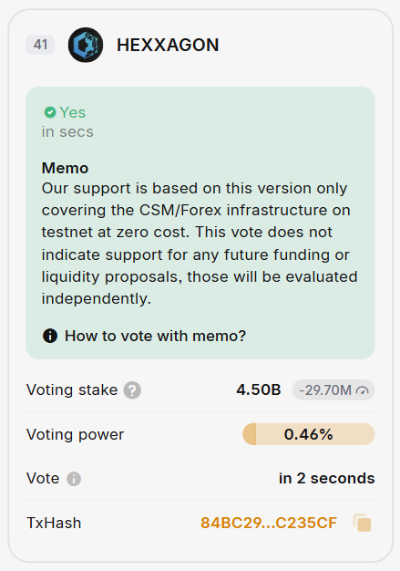 hexxagon_io's tweet photo. We have voted YES on Terra Classic proposal #12209 - Lunc Forex Genesis + EUTC Repeg

#Hexxagon #TerraClassic https://t.co/mhVqYQ3FZA