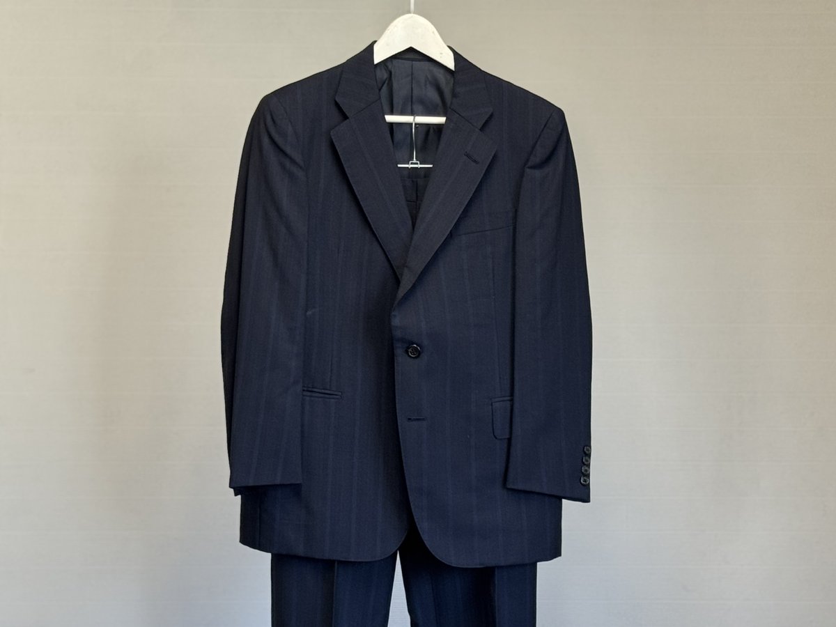 バーバリー　スーツセット burberry stripe set up suit バーバリーのセットアップスーツ凛々しい
