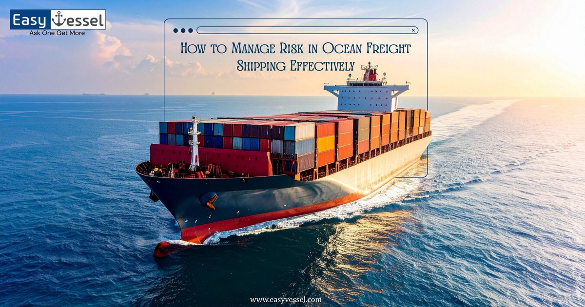 Easyvessel's tweet photo. How to Effectively Manage Risk in Ocean Freight Shipping 🚢

🌐Visit :- https://t.co/yU0SLf9HBD

#oceanfreight #shipping #logistics #supplychain #freight #maritimeshipping  #cargosecurity #internationaltrade
#exportimport #freightforwarding  #globaltrade #seafreight https://t.co/McnYYmYSO9