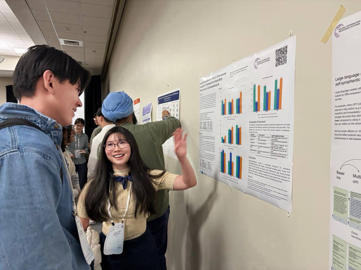 calxoxo's tweet photo. Happy to present my work at @NeurIPSConf, worked on a new benchmark for multi-turn convos with realistic user personas! https://t.co/qXvPLpQtq5