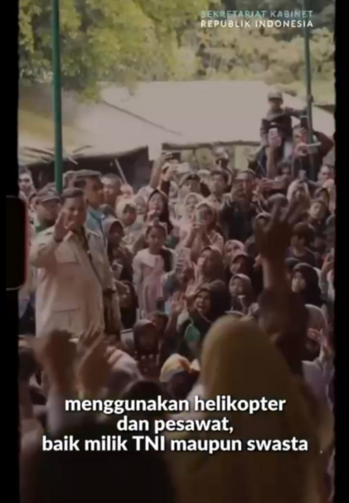 yerihate's tweet photo. Pemerintahan Prabowo bersama TNI Mobilisasi semua sarana untuk suplay kebutuhan pangan dan air bersih di lokasi Bencana.
#PrabowoBersamaRakyat
#MenteriDesaPeduliBencana
#PemerintahDanTNITanggapBencana
#PendampingDesaBantuSumatera

@prabowo
@YandriSusanto
@ArizaPatria https://t.co/2NIlww432f