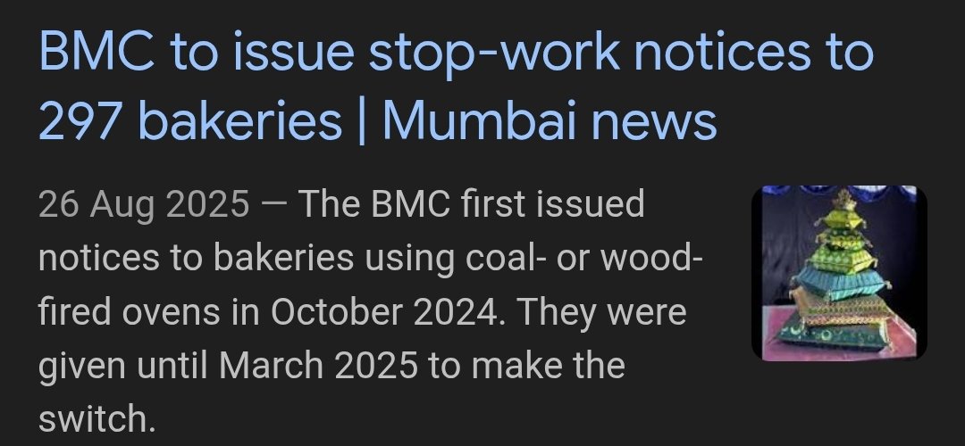 zoru75's tweet photo. In Delhi they banned tandoors
In Mumbai they banned bakeries
Result is same same

My BMC
Going after bread-pollution 
When construction-pollution takes the cake https://t.co/B8j6clZGBA