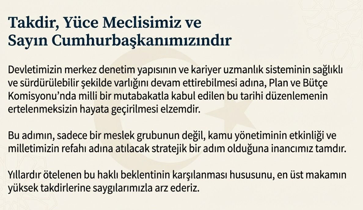 #SayınCumhurbaşkanım
#SayınCumhurbaşkanım Günlerdir itibar suikastına uğrayan merkez kariyer uzmanları ile denetim elemanlarına yönelik tüm partilerce oybirliği ile verilen önergenin meclis genel kurulunda da aynen geçmesini talep ediyoruz