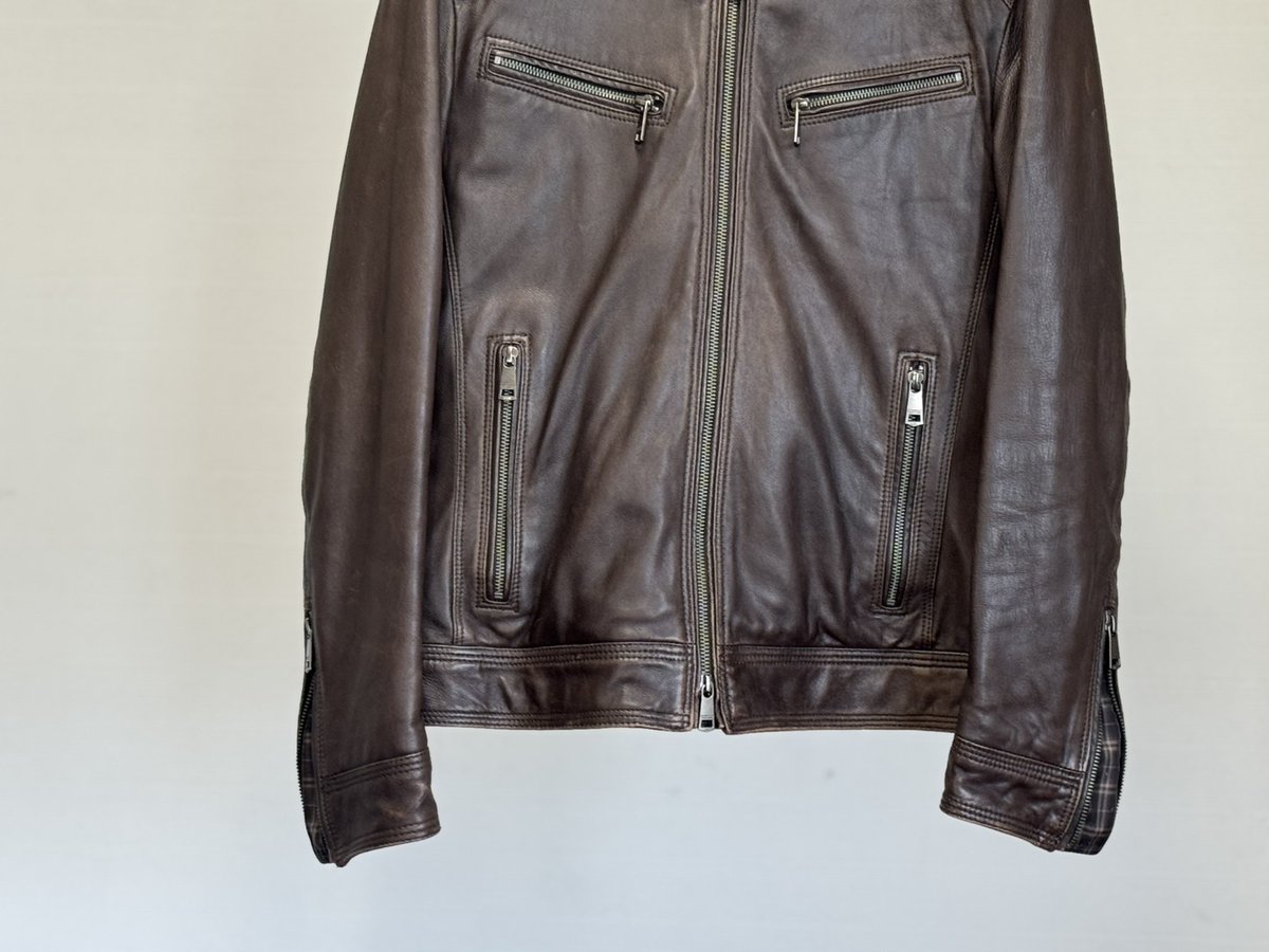 burberry leather jacket バーバリーのジャケット 終了してしまった三