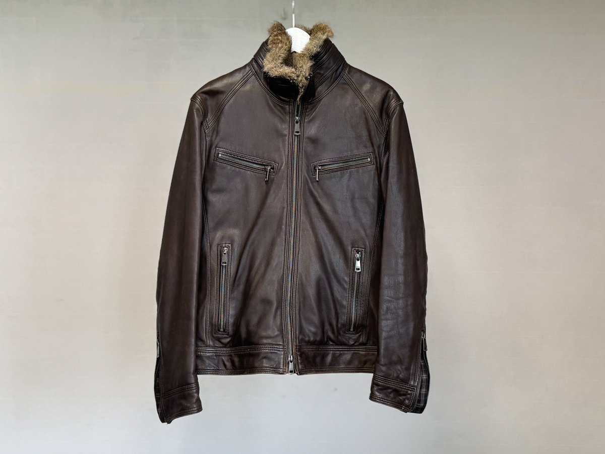 burberry leather jacket バーバリーのジャケット 終了してしまった三