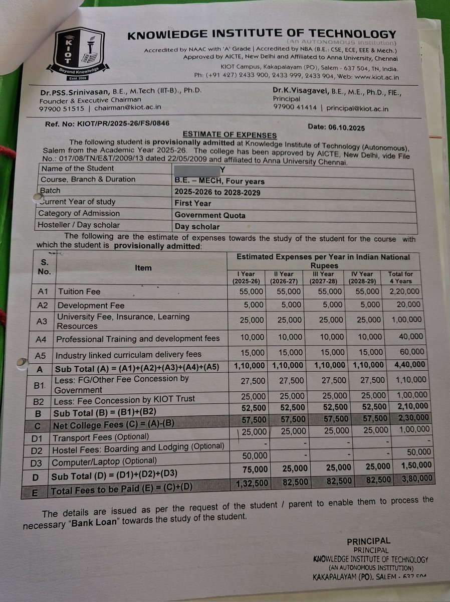 NanseiTrust's tweet photo. #EduHelp நண்பர்களே, 5 வருடங்களுக்கு முன் தந்தையை இழந்த மாணவணிண் தாயார் தனது இரு மகன்களை தனித்து நின்று படிக்க வைத்து வருகிறார். இம்மாணவன் கல்வி கடனுக்கு விண்ணப்பித்து உள்ளார். அவசரமாக பேருந்து கட்டணம் மட்டும் ரூ. 17500 செலுத்த வேண்டியுள்ளது. இயன்ற நண்பர்கள் நேரடியாக கல்லூரி வங்கி கணக்கில் செலுத்தி உதவவும்.