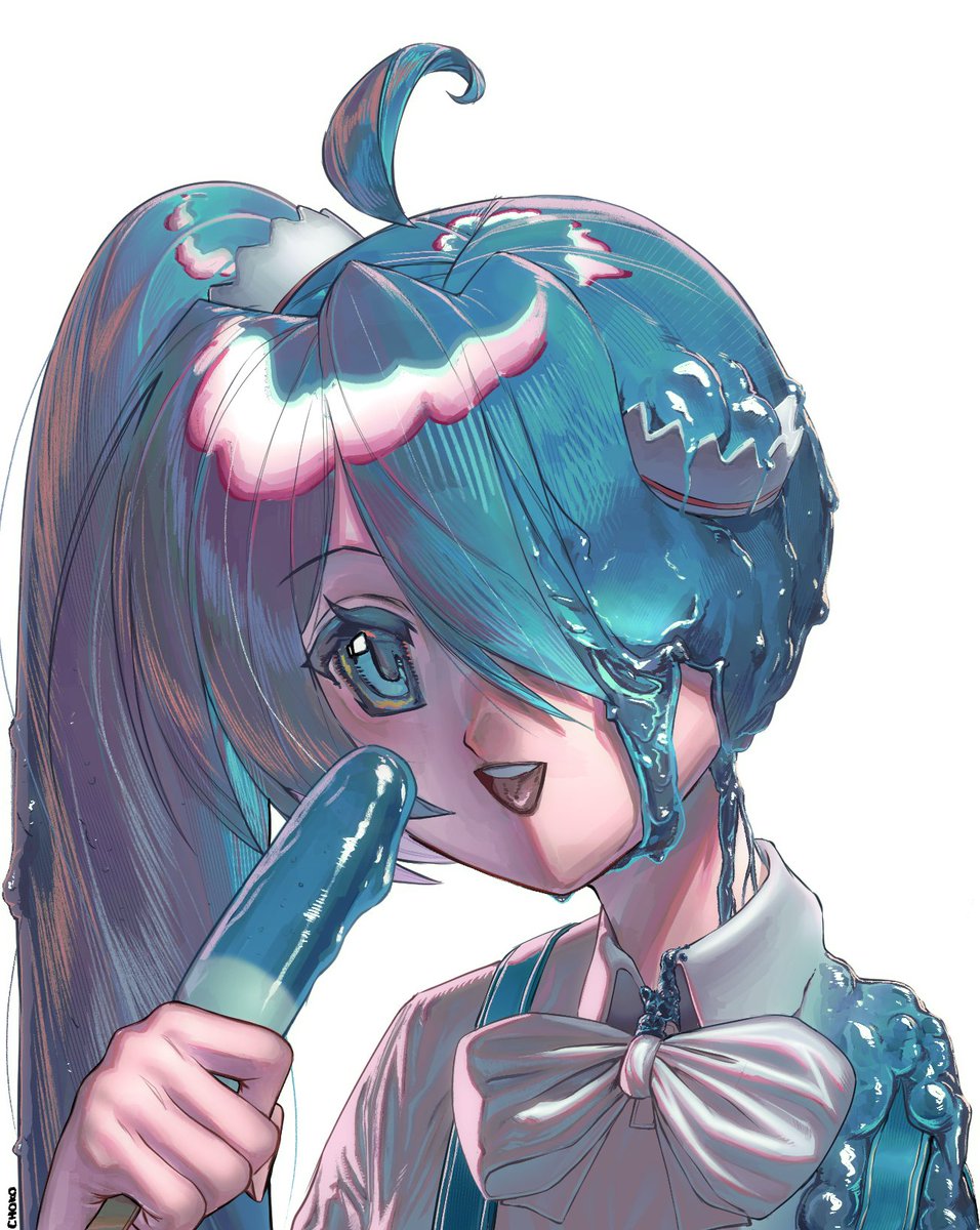 Ice cream miku fanart 🍦🩵
#HatsuneMiku #初音ミク