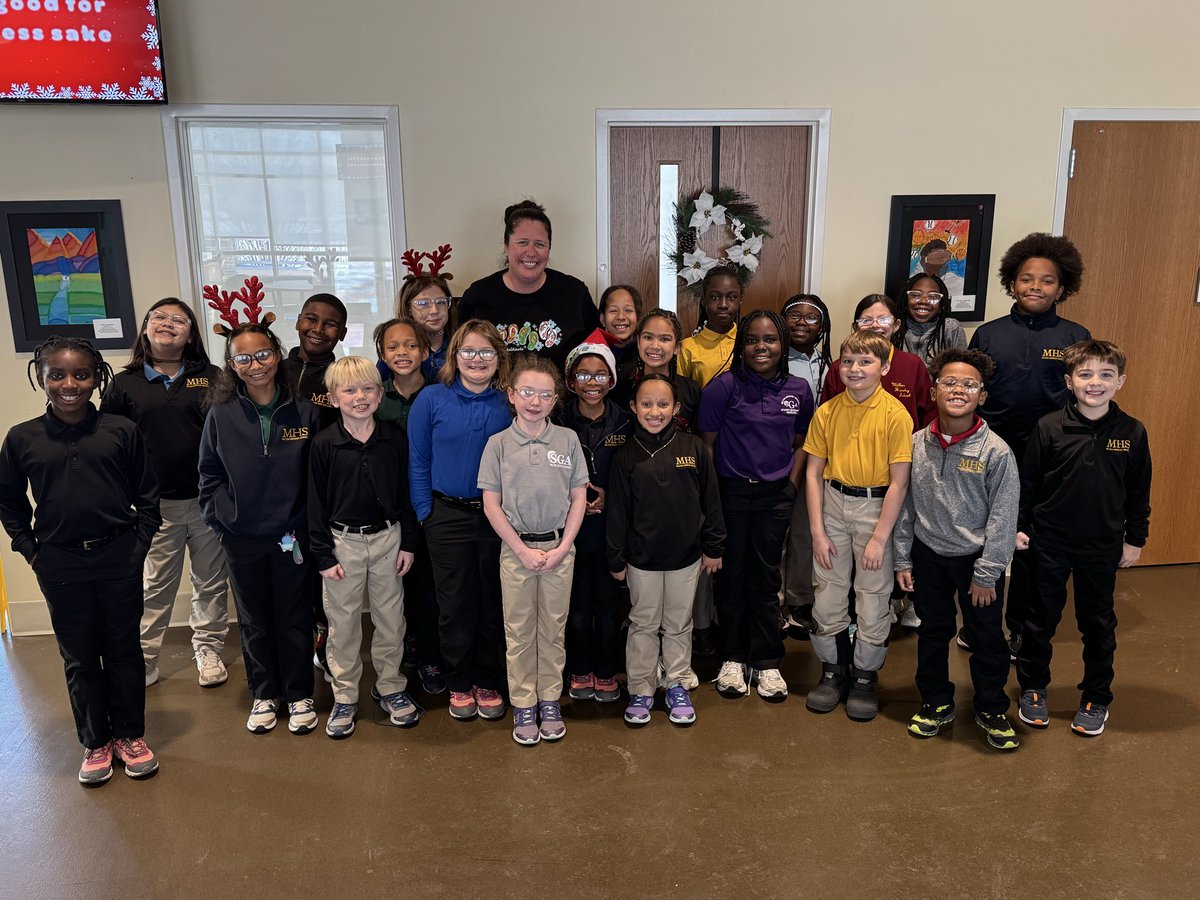 These 4th graders worked very hard over Thanksgiving break to complete their “optional” extra practice packet. Today, they were rewarded for going above and beyond with ice cream sundaes! Let’s see if we can have more students than this complete their winter break practice packet