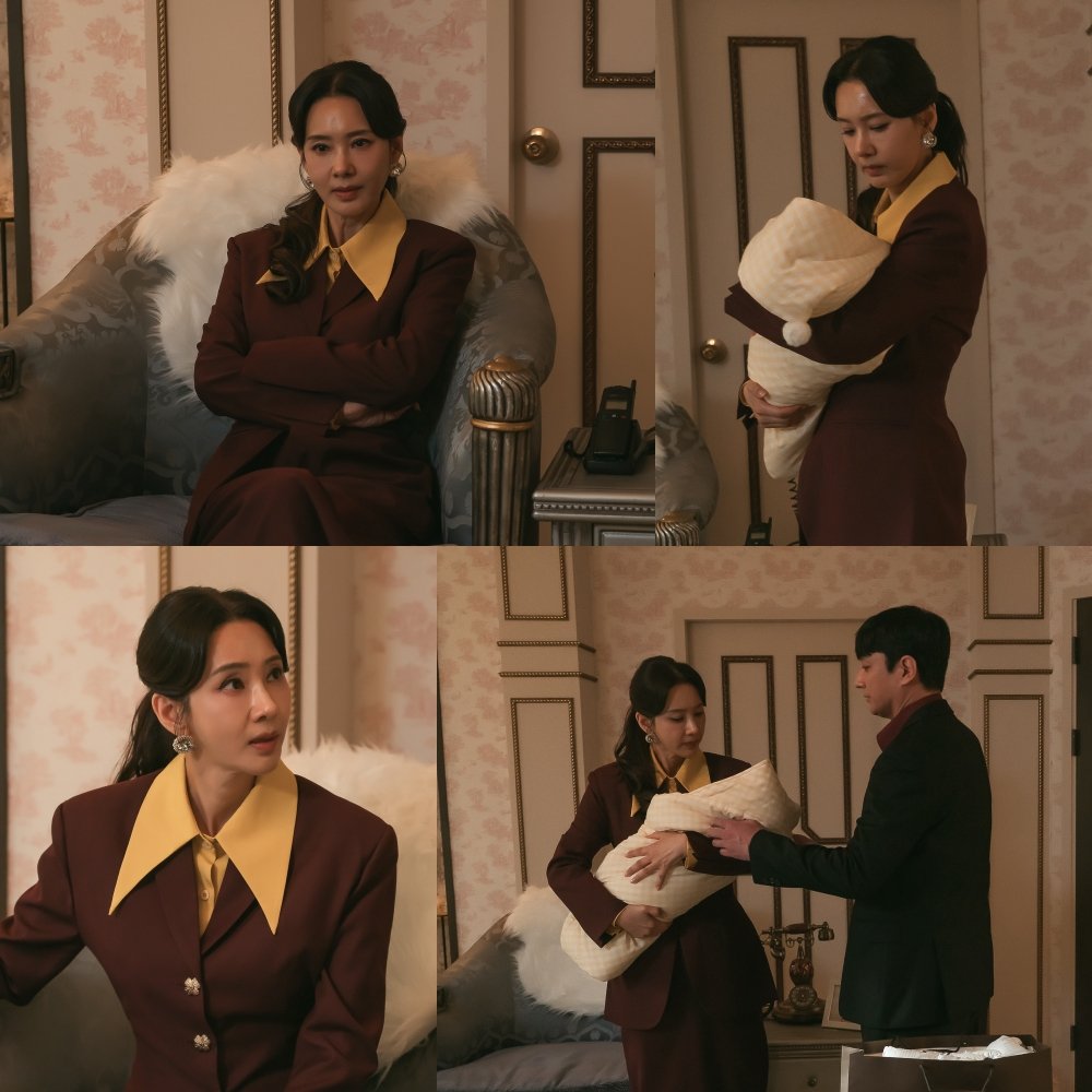 imbcenews's tweet image. '첫 번째 남자' 오현경, 아이 탈취 성공…가짜 모성애 속 진심은? 
#첫번째남자 #TheFirstMan #오현경 #OhHyunkyung 
#아이탈취 #모성애 #MBC #일일드라마 #iMBC연예 

가장 먼저 눈길을 끄는 것은 포대기로 감싼 아이를 품에 안고 있는 화영의 모습이다. 

아이를 조심스럽게 두 팔로 안고 서 있는