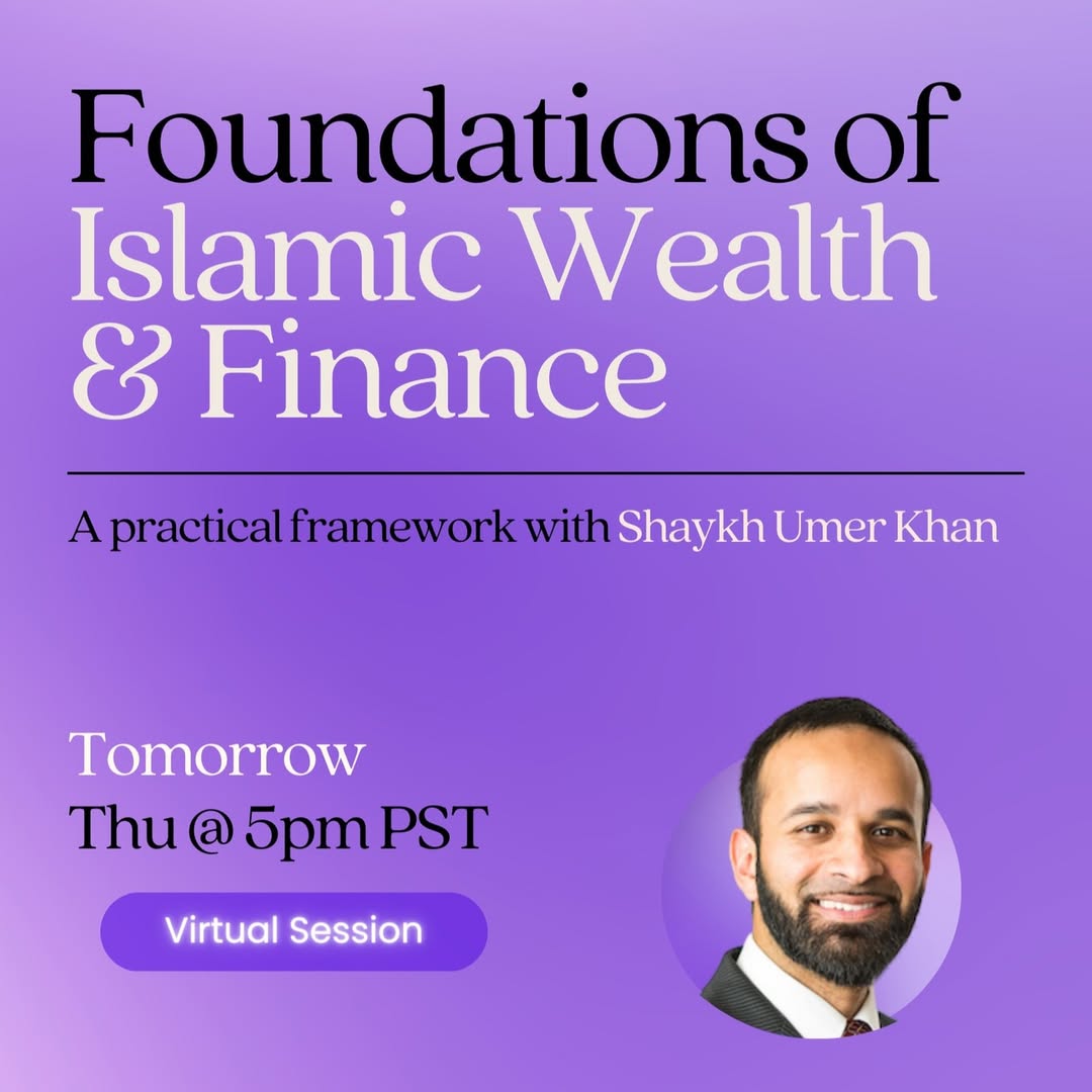 umer_khan's tweet image. Discussing some principles of wealth in Islam…
ONLINE, Thu, Dec 18, 2025, 5pm Pacific
Register: shorturl.at/y5F1n