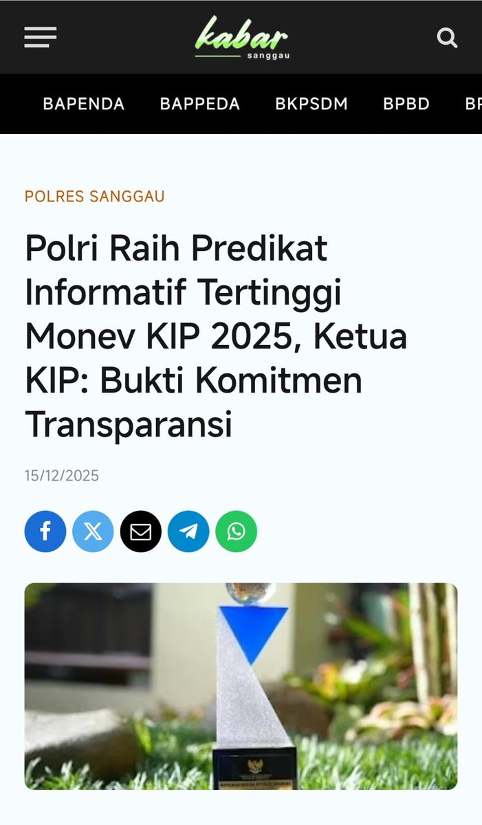 ComxcomC's tweet image. Prestasi Polri sebagai lembaga paling informatif adalah tonggak penting untuk Wujudkan Transparansi Publik.
Mari bersama dukung langkah maju ini untuk Indonesia lebih baik.
#PolriInformatif