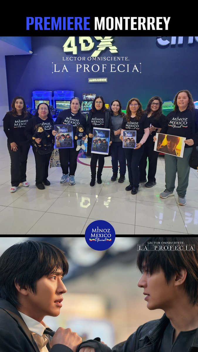 La Premiere de #LectorOmniscienteLaProfesía nos dejó con ganas de más de este universo épico. Mañana hay preventa en <a href="/Cinepolis/">Cinépolis</a> 🍿
<a href="/SATMKT1/">Sat Marketing</a> <a href="/MasQueCineLatam/">Más Que Cine Latam</a> este 8 de enero no nos perdemos a <a href="/ActorLeeMinHo/">Lee Min Ho</a> en la pantalla grande 💙 
#LeeMinHoEnCinesMX #LeeMinHo