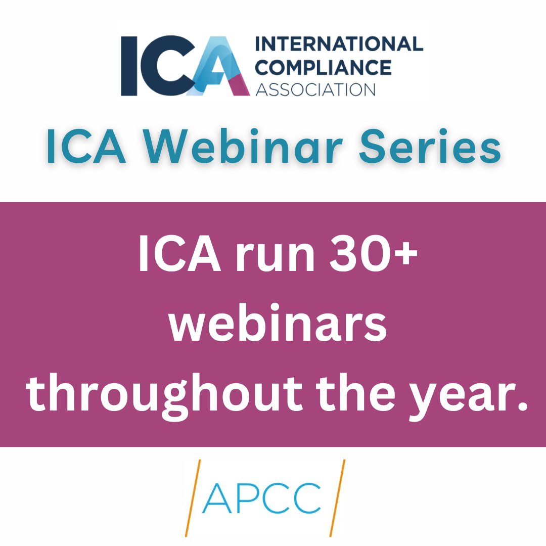 ICA run 30+ webinars throughout the year. This webinar programme is designed primarily for ICA members, to support them with their CPD requirements, with each webinar contributing 1 hour towards CPD.
See ICA Webinar Series Full Programme here bit.ly/ICA-Webinars