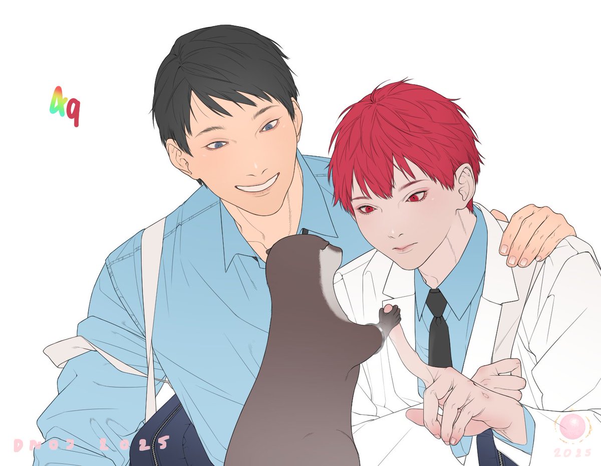 虹赤 🌈❤️

Always love the idea that nijimura would just took akashi to walk and hang out with his group even though they're not in the same year. Like teaching how to enjoy things and stuff