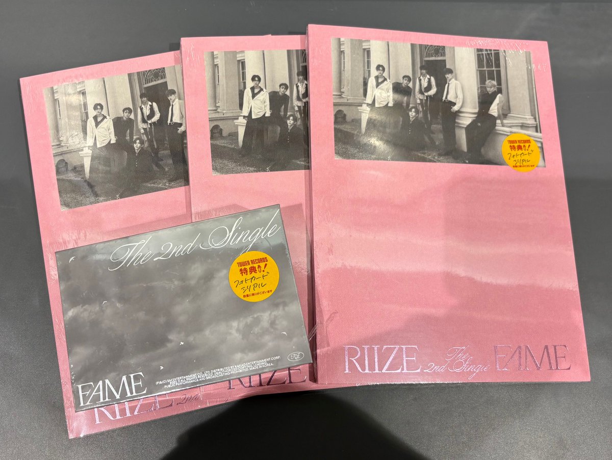 RIIZE】 RIIZE The 2nd Single『Fame』 日本限定特典付き入荷しました