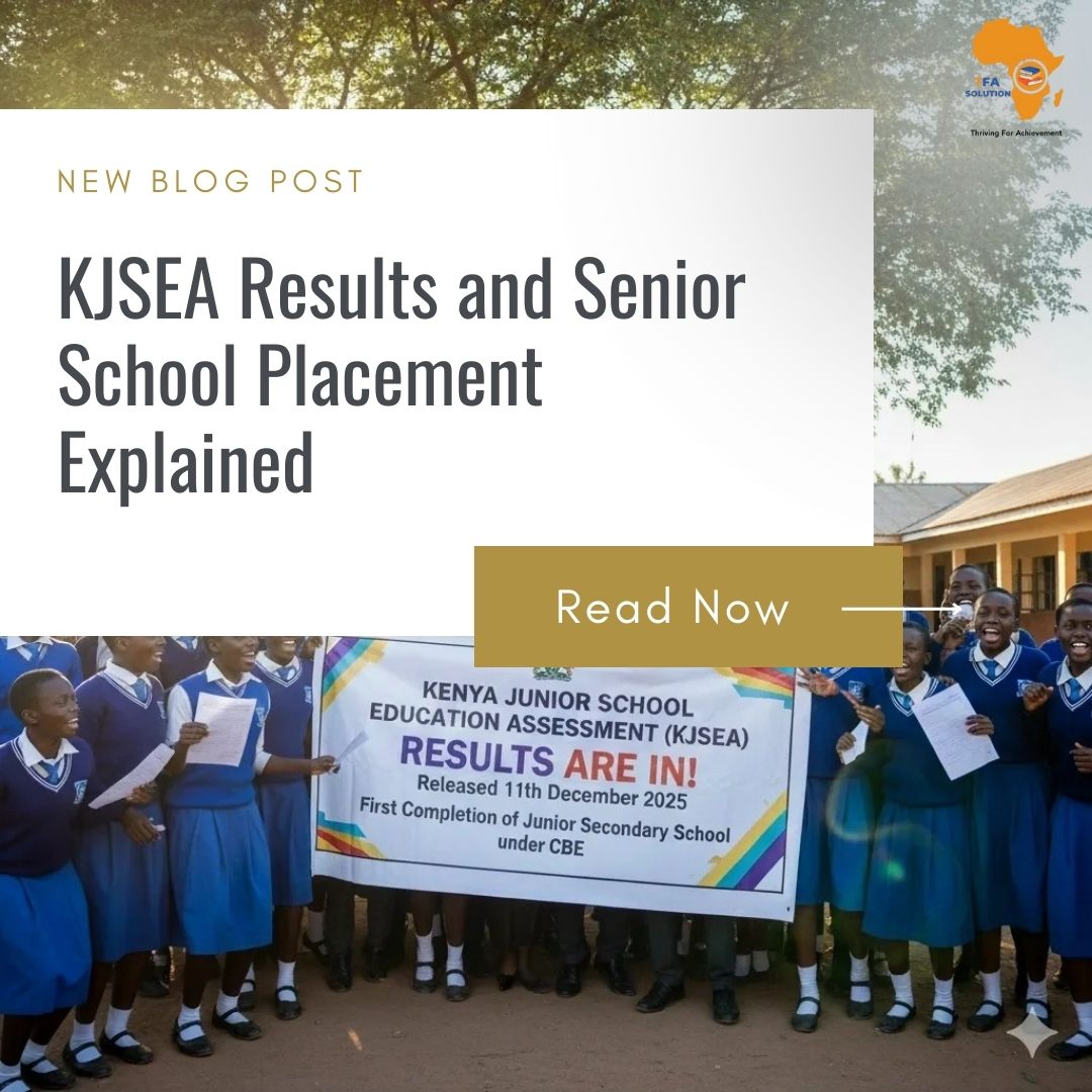 TFA_Solution's tweet photo. 🎉 KJSEA Results Are Out — Here’s What you Need to Know
The pioneer CBE cohort has reached a major milestone!
If you’re feeling excited and unsure, this thread is for you 🧵👇 https://t.co/4ANZAyCT1R