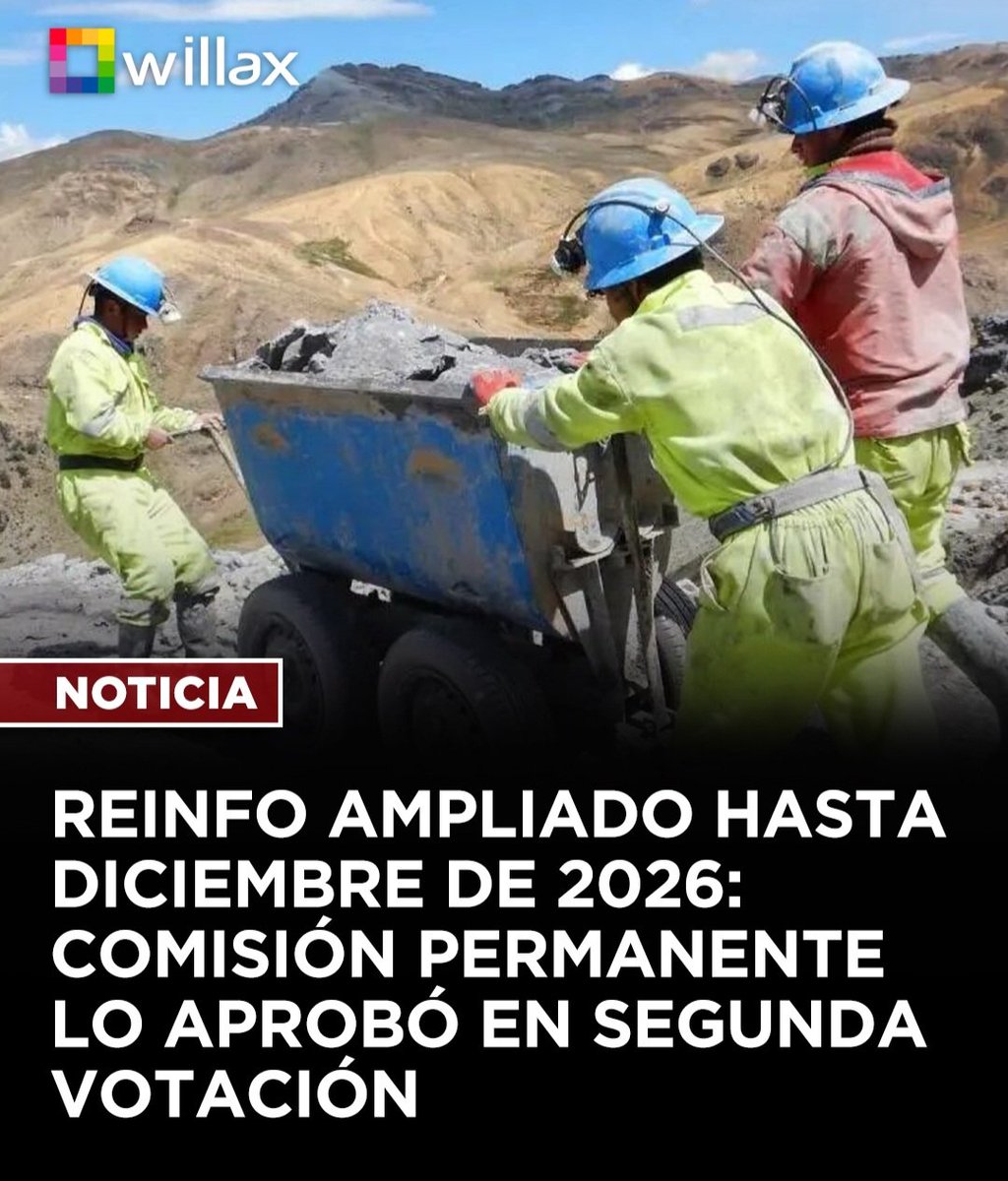 REINFO ampliado hasta diciembre del 2026.
