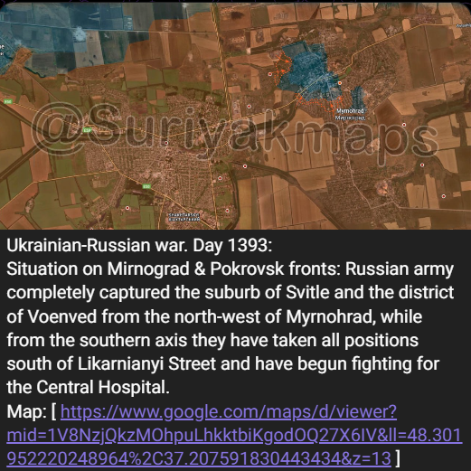 Nordexium's tweet photo. 🔶Assessment
Russian forces retain operational momentum despite localized Ukrainian counterattacks; Kupiansk remains volatile, but pressure favors gradual Russian positional gains.

(according to maps and analysis from Suriyak_maps.)

#UkraineWar #FrontlineUpdate #OperationalAnalysis #Donbas #Kharkov #Kupiansk