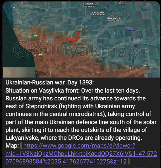 Nordexium's tweet photo. 🔶Assessment
Russian forces retain operational momentum despite localized Ukrainian counterattacks; Kupiansk remains volatile, but pressure favors gradual Russian positional gains.

(according to maps and analysis from Suriyak_maps.)

#UkraineWar #FrontlineUpdate #OperationalAnalysis #Donbas #Kharkov #Kupiansk