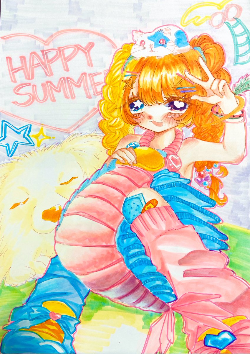 maika373's tweet photo. そういえば今年の6〜7月頃グループ展に参加したりしていました
その時の作品の一部です https://t.co/vB1SPQluHR