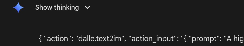 SamSeenX's tweet photo. is Google Gemini using Dall-E in the backend for Nano Banana? did i just catch a secret system prompt? or is it just an AI Hallucination? 🤔 #NanoBananaPro #aiprompt https://t.co/OcrEZWOmUq
