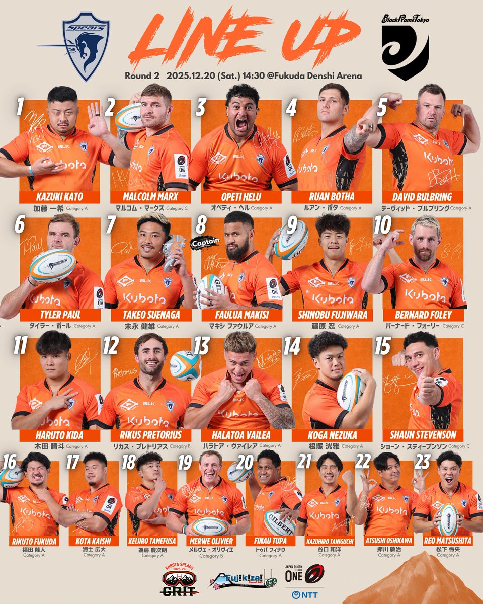 NTTジャパンラグビー リーグワン2025-26🧗‍♀️ 第2節 vs リコー