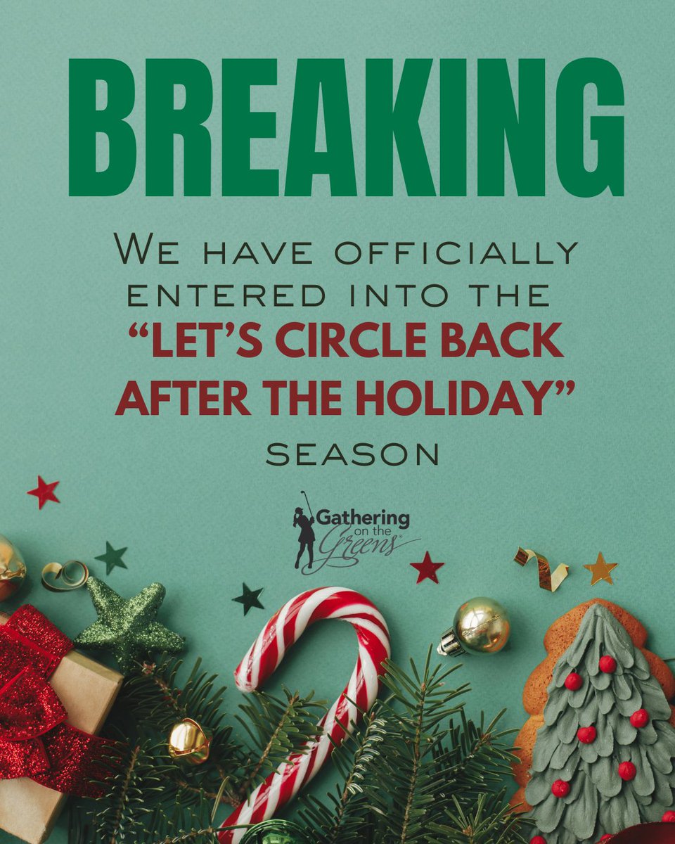 Gathering on the Greens® tweet media