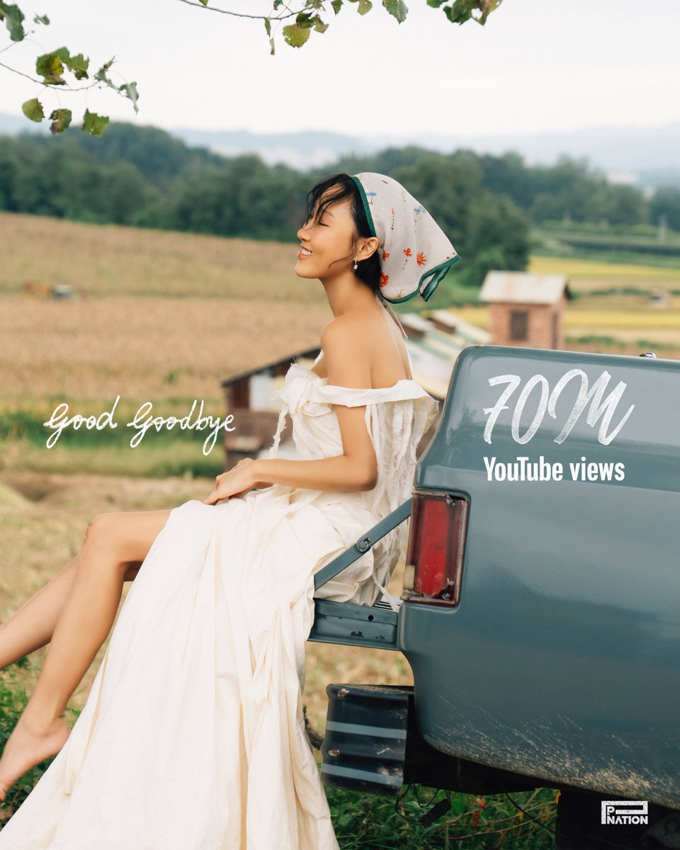 OfficialPnation's tweet photo. [HWASA]
'Good Goodbye' MV 유튜브 7천만뷰 돌파!🥳
'Good Goodbye' MV 70 Million Views on YouTube🥳
⠀
🎬 'Good Goodbye' MV
👉 https://t.co/lZD3XEWgQm
⠀
#화사 #HWASA 
#박정민 #ParkJeongMin
#GoodGoodbye
#PNATION #피네이션 https://t.co/YpmYVhvggW