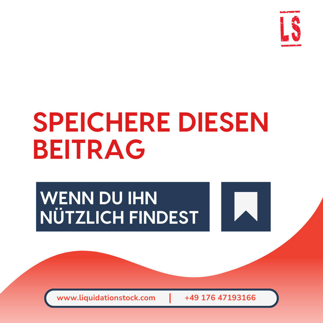 LStock_de's tweet photo. Kaufen Sie Retourenpaletten und starten Sie Ihr Wiederverkaufsgeschäft erfolgreich.
.
.
Jetzt hier klicken, um den vollständigen Leitfaden zu lesen:
[https://t.co/zJYKaHSMBm]

#Retourenverkauf #GroßhandelDE #ResellerDE #OnlineWiederverkauf #HandelBusiness https://t.co/mIEssHCtMJ