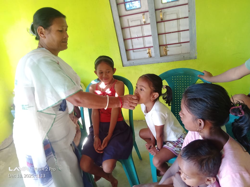 dhs_chirang's tweet photo. NDD Mop-Up Day successfully observed across schools and Anganwadi Centres in Chirang District, ensuring maximum coverage and healthier children. #NDD #HealthyChildHealthyNation #Chirang https://t.co/ddNoE49l2b