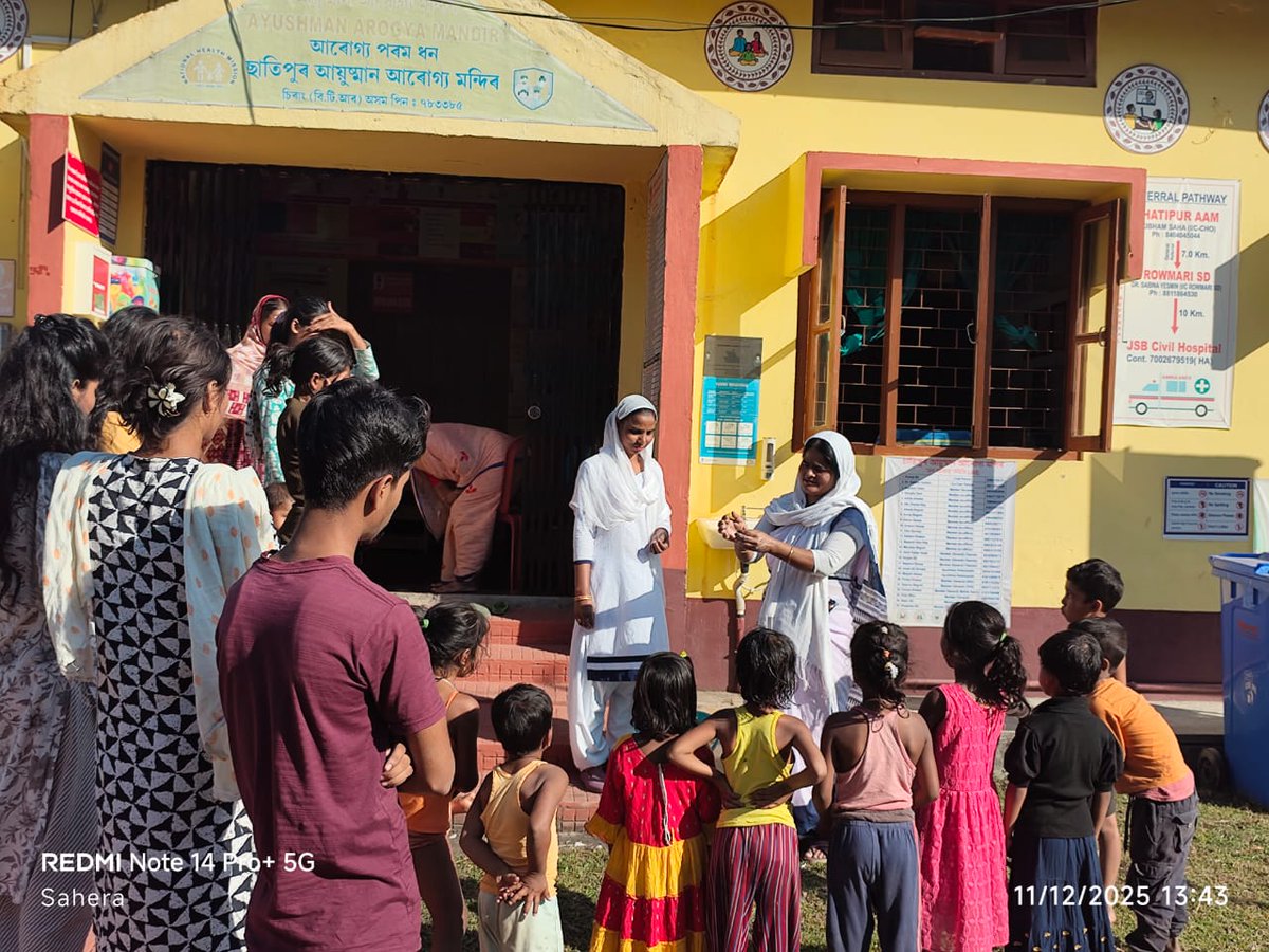 dhs_chirang's tweet photo. NDD Mop-Up Day successfully observed across schools and Anganwadi Centres in Chirang District, ensuring maximum coverage and healthier children. #NDD #HealthyChildHealthyNation #Chirang https://t.co/ddNoE49l2b