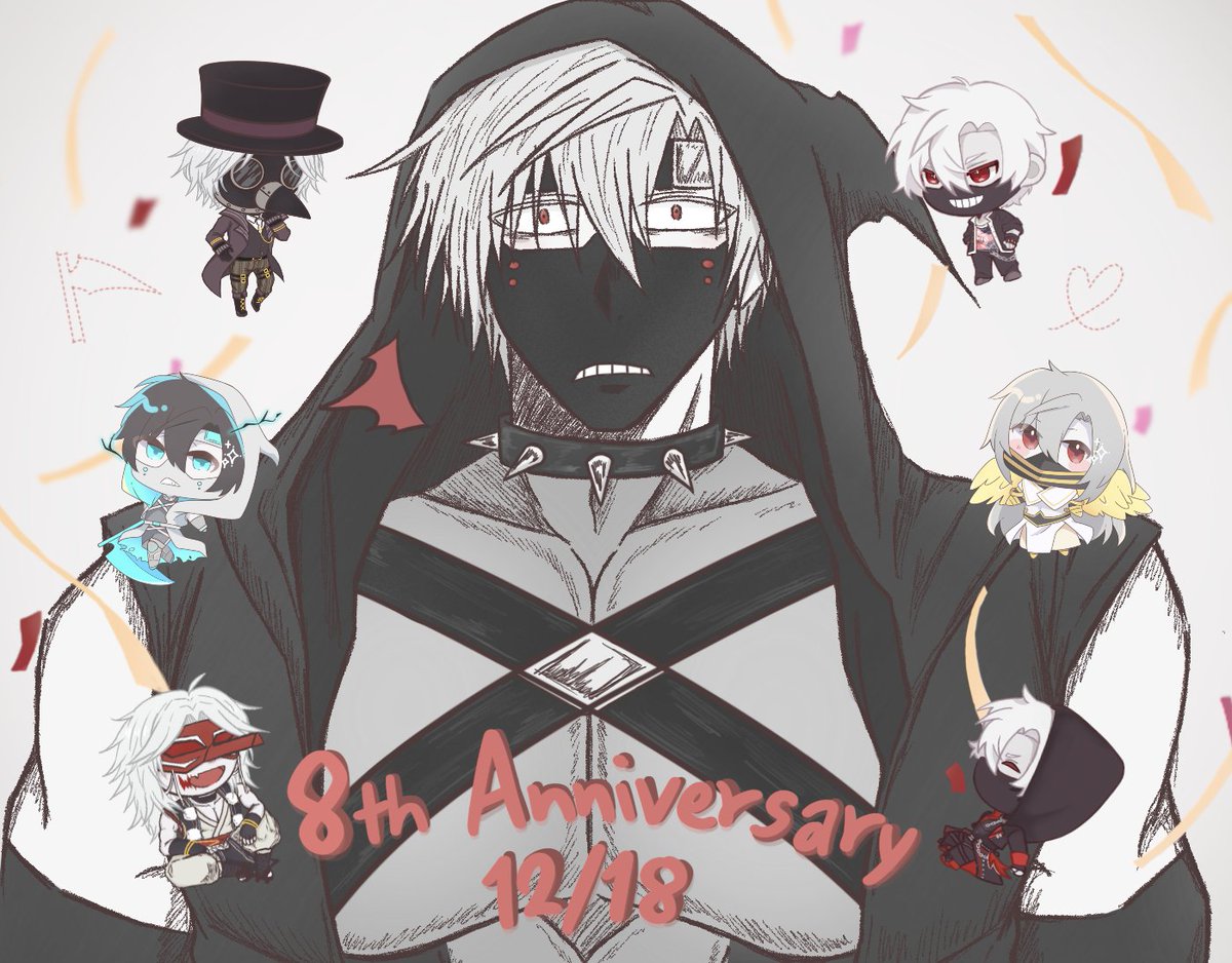 HIKI0710P's tweet photo. #サーティーン実装8周年記念 
#13実装8周年記念

サーティーンくん周年おめでとう~！！
友達と一緒に絵を描いてお祝いするのは初めてです。( とても可愛いちびです！！)

私の素晴らしい相棒にとって、今年は素晴らしい一年でした。本当にありがとう！！⛓️✨ https://t.co/AUd8hCqiuK