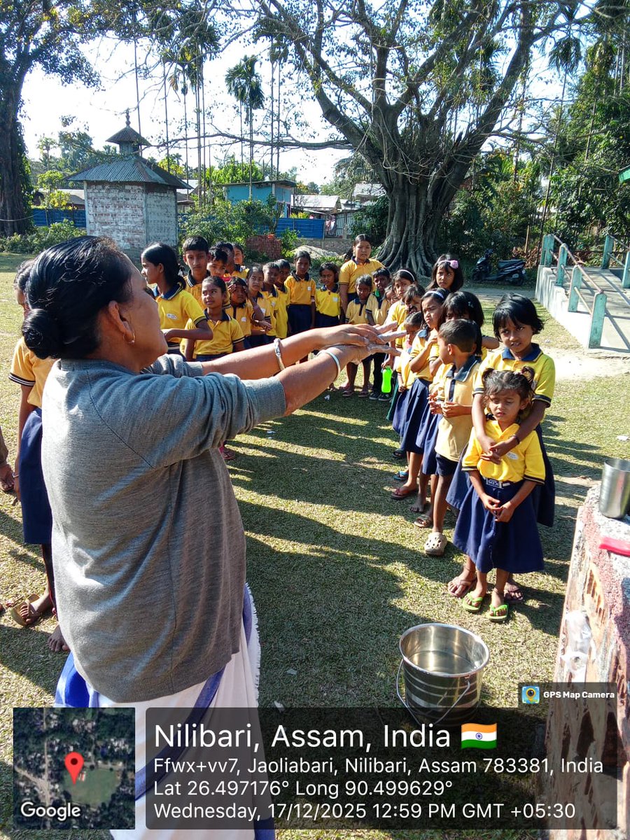 dhs_chirang's tweet photo. NDD Mop-Up Day successfully observed across schools and Anganwadi Centres in Chirang District, ensuring maximum coverage and healthier children. #NDD #HealthyChildHealthyNation #Chirang https://t.co/ddNoE49l2b