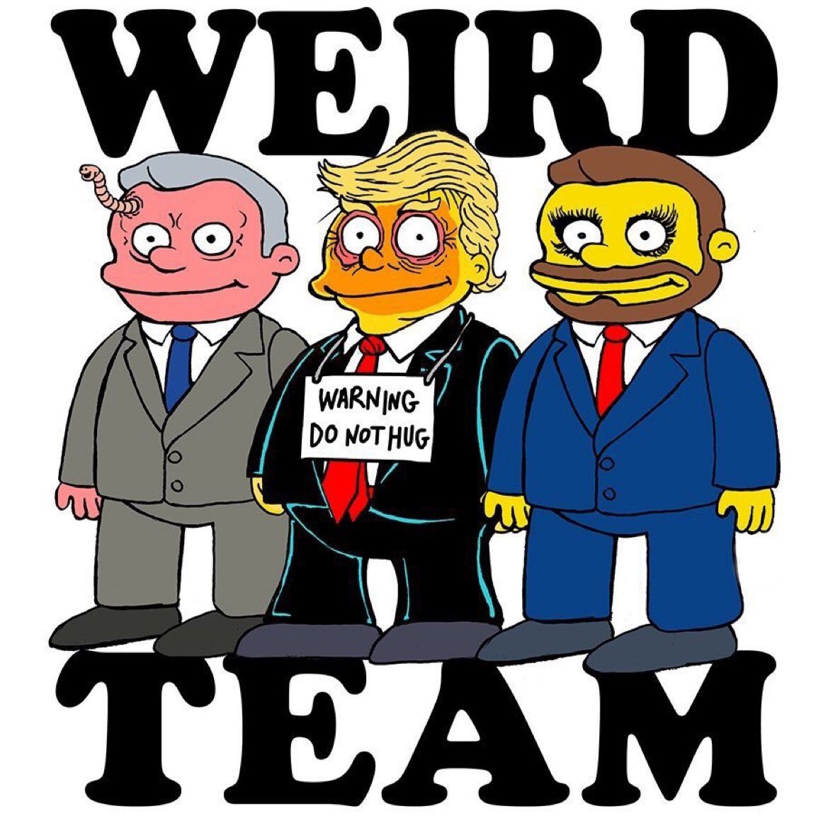 LeftoverNews's tweet photo. The #WeirdTeam is @RealDonaldTrump, @JDVance, and @RobertKennedyJr https://t.co/cah77adcZz