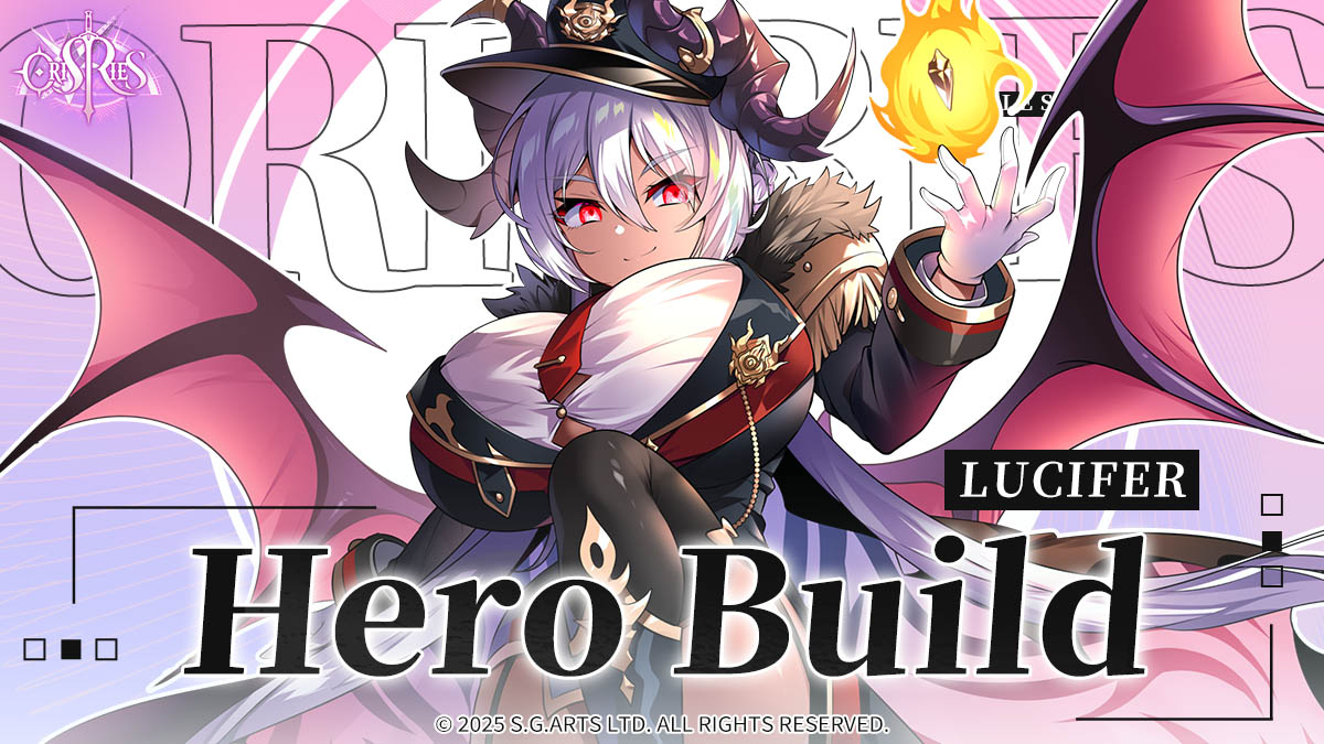 Orisries_EN's tweet photo. #HeroBuilds #Lucifer
​
Eutopia's ruler, the embodiment of Pride, Lucifer, descends upon Orisries!

Join Lucia now to learn more about this Hero~
​
🔍Skills Overview

[Orisries: Ferocity]
Grant own brigade's troop: Every 1 turn, after a basic attack, there is a chance to deal Physical DMG to 1 enemy troop (prioritizing Brigade 1) 2 times, and grant all of own Eutopia Heroes: Every 1 turn, after a basic attack, there is a chance to increase the PDEF and MDEF for all of own troops, up to 10 stacks.

※The skill DMG receives a bonus based on own MOR and the activation chance receives a bonus based on own COM.

Skill Analysis:
This skill deals significant DMG to the enemy's Brigade 1, applying concentrated pressure. In addition, as the ruler of Eutopia, Lucifer grants all allied Eutopia Heroes an extra effect that continuously stacks defensive buffs for all allied troops.

[Orisries: Renewal]
Grant own brigade's troop: Every 1 turn, after a basic attack, there is a chance to recover HP for 2 of own troops 2 times, and grant all of own Eutopia Heroes: Every 1 turn, after a basic attack, there is a chance to increase Recovery received by all of own troops, up to 10 stacks.

※The HP Recovery effect receives a bonus based on own MOR and the activation chance receives a bonus based on own COM.

Skill Analysis:
This skill evenly heals own troops and grants all allied Eutopia Heroes an extra skill that increases the healing received by all of own troops, stacking over time.

[Orisries: Vigor]
Grant own brigade's troop: Every 1 turn, after a basic attack, there is a chance to increase own Physical DMG dealt for 1 turn, and deal Physical DMG to 2 enemy brigades (prioritizing Brigade 2 and 3), and grant all of own Eutopia Heroes: Every 1 turn, after a basic attack, there is a chance to increase the PDEF and MDEF for all of own troops, up to 10 stacks.

※The skill DMG and skill effect receive a bonus based on own MOR and the activation chance receives a bonus based on own COM.

Skill Analysis:
This skill not only increases the Physical DMG dealt by own brigade, but also applies additional Physical DMG to enemy Brigades 2 and 3. It also grants allied Eutopia Heroes a skill that stacks defensive buffs for all allied troops, independent of Orisries: Ferocity.

⚔️Exclusive Weapon

Weapon Name: Shard of Orisries
Max. stats: Troop DMG+80%, MOR+21, COM+9

Weapon Effect:
Grant own brigade's troop: Every 1 turn, after a basic attack, there is a chance to increase the DMG dealt by 1 of own Heroes and 1 of own troops (prioritizing Brigade 1) and reduce the DMG taken by the troop for 1 turn, and grant all of own Eutopia Heroes: Every 1 turn, after a basic attack, there is a chance to increase the BRV for all of own Heroes and troops, up to 10 stacks. This Gear Effect will activate first.

Shard of Orisries enhances own Brigade 1 by increasing its DMG dealt and reducing DMG taken, turning the Hero in Brigade 1 into a balanced core of both offense and defense. It is well suited for both DPS and tank Heroes. In addition, Eutopia Heroes gain an exclusive effect that increases BRV of all brigades, strengthening both overall DMG and healing.

🤝Team Compositions

▶️Recommended: Felix + Lucifer + Samael
Upgrade Priority: Orisries: Renewal > Orisries: Vigor > Orisries: Ferocity (1TP)

Team Analysis:
<Lucifer>  Orisries: Renewal > Orisries: Vigor
Orisries: Renewal provides stable sustenance for the team, and its effect increases Samael’s healing ability, further strengthening overall Recovery. Meanwhile, Orisries: Vigor or Orisries: Ferocity can avoid potential enemy tank positions and redirect DMG toward more vulnerable targets, enabling faster removals of key enemies.

 <Felix>  Decay Might > Scaled Shield
As one of the strongest offensive Heroes in Eutopia, Felix excels as a core DPS. Her consistent counterattacks and powerful single-target burst allow her to deal decisive DMG.

<Samael>  Wrath's Might > Crimson Howl
Samael provides comprehensive DMG taken reduction, helping the team withstand enemy bursts. Her additional recovery keeps the team's health safe and supports Eutopia Heroes in building up their stacked effects.

Alternatively, try the team compositions below:

Olivia + Lucifer + Taria
A fully Eutopia-based lineup similar to the recommended teams above. Taria forgoes her Lock-on skill and instead focuses on granting additional Active and Follow-Up skills, forming a destructive dual-core composition capable of tearing through any opposition.

Lucifer + Frey + Tachibana Chiyo
Although this lineup cannot fully utilize Eutopia-exclusive buffs, a primary-DMG build Lucifer can still leverage Orisries: Ferocity to target the enemy's Brigade 1. When combined with Frey's Follow-Up DMG amplification and her low-HP lock-on effect, the team can prioritize heavily wounded Heroes and break through the enemy formation with precision.

💖Lucia's Summary

Lucifer is a Vanguard who commands a portion of the power of Orisries and performs exceptionally well regardless of her build. With Orisries: Ferocity or Orisries: Vigor, she can focus fire on specific enemy positions for precise disruption. When opting for Orisries: Renewal, she takes on a hybrid role, providing both recovery and sustained DMG as a sub-attacker.

When paired with other Eutopia Heroes, her impact grows even stronger, providing solid defensive support that helps the team widen its advantage. As the ruler of Eutopia, Lucifer stands as the one who will lead her allies to victory.

#Orisries
#Worlds1stAdultSLG
#PlayHorny