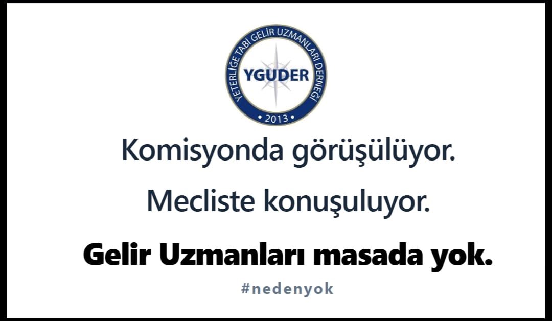 Emeği silen cetvel, adalet yazmaz.
3 sayılı cetvelde Gelir Uzmanları neden yok?
#NedenYok
