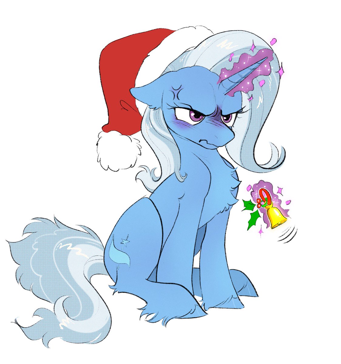 Have a very Trixie Christmas. 

She was paid minimum wage to be here btw. 
Second year in a row. 

#mlpfim #trixie #greatandpowerful #holiday #seasonalJob