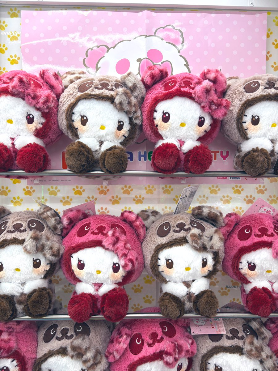 🐼景品入荷情報🐼 パンダ ハローキティ ギャルパンダ♥BIGぬいぐるみ