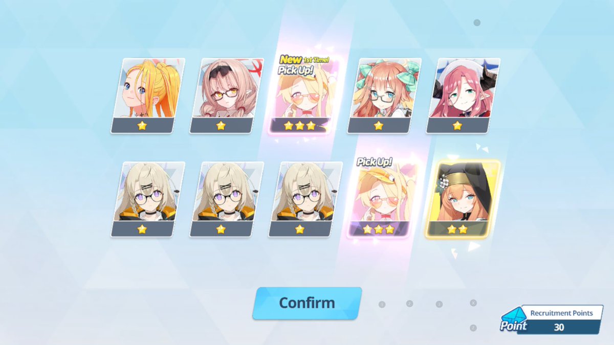 Kiryu_Senpai's tweet photo. I CAN’T BELIEVED THAT I GOT THEM WITH THE FREE PULLS HAHAHAHAHA #BlueArchive https://t.co/bo8UZPmsuj