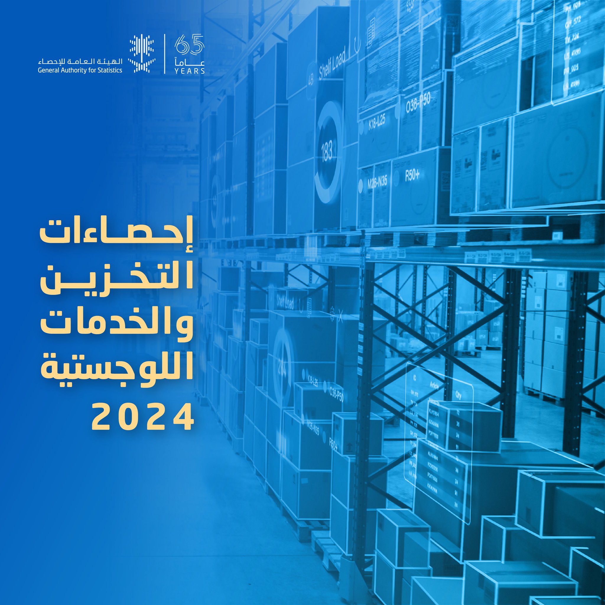 الهيئة العامة للإحصاء : ارتفاع عدد المراكز اللوجستية إلى (23) مركزًا في عام 2024م، بمساحة إجمالية بلغت (34.6) مليون متر مربع مقارنة بـ(22) مركزًا في عام 2023م، وسجّلت مكة المكرمة أعلى مساحة بواقع (20.4) مليون متر مربع موزعة على ستة مراكز 