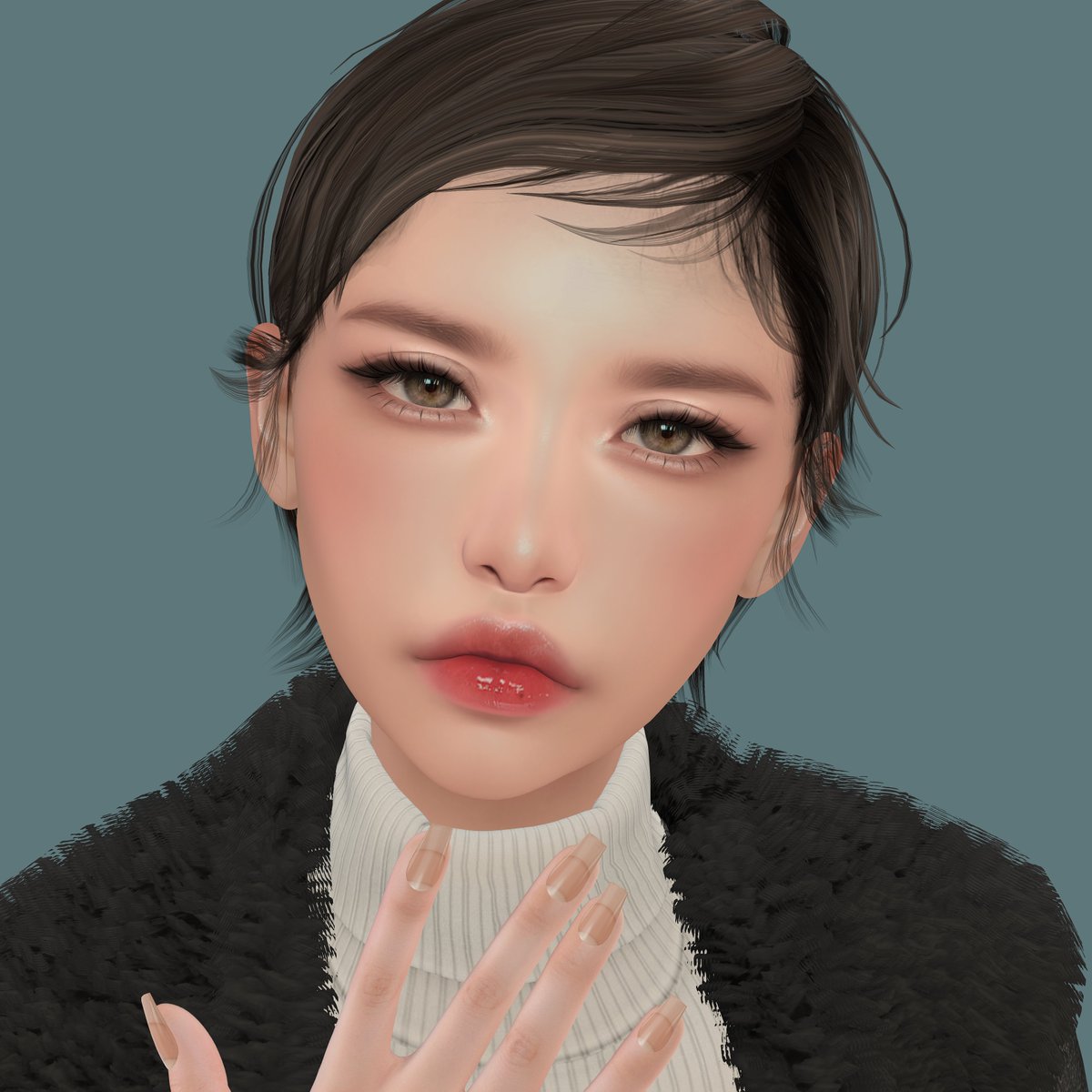 riisansl's tweet photo. Lelutkaの今年のギフトヘッドを弄ってみた( ｡•̀_•́｡)✨
横顔がクセあるなぁと思ってそっちに気をとられてたら、正面顔が微妙になったｗ
でも横顔はだいぶ整ってきたような気がする・・・！
もうちょっと煮詰めようｗ https://t.co/ij2a9yWUWH