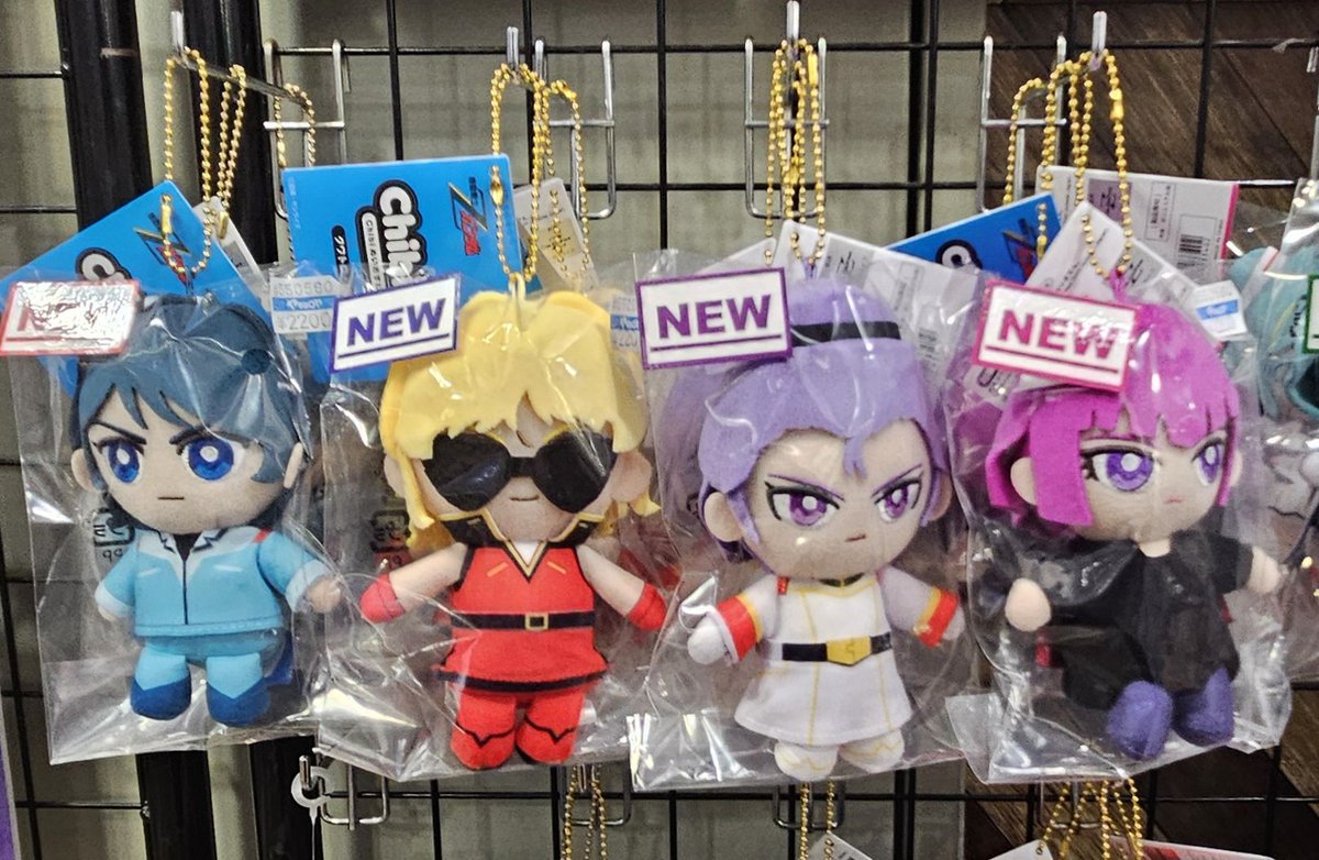 Zガンダム ぬいぐるみ4体セット 5階売場に新入荷🎵 #バンダイ ナムコヌイ ｢Chibiぬいおすわり