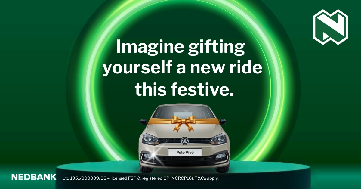 Be 1 of 3 lucky winners to drive away in a W Polo Vivo! 

Simply spend R1 500 or more for 2 consecutive months on your credit card to earn an entry. 

Use your Amex Credit Card to double your chances to win.

T&amp;Cs apply. Ends 31 Jan 2026. 
#Nedbank