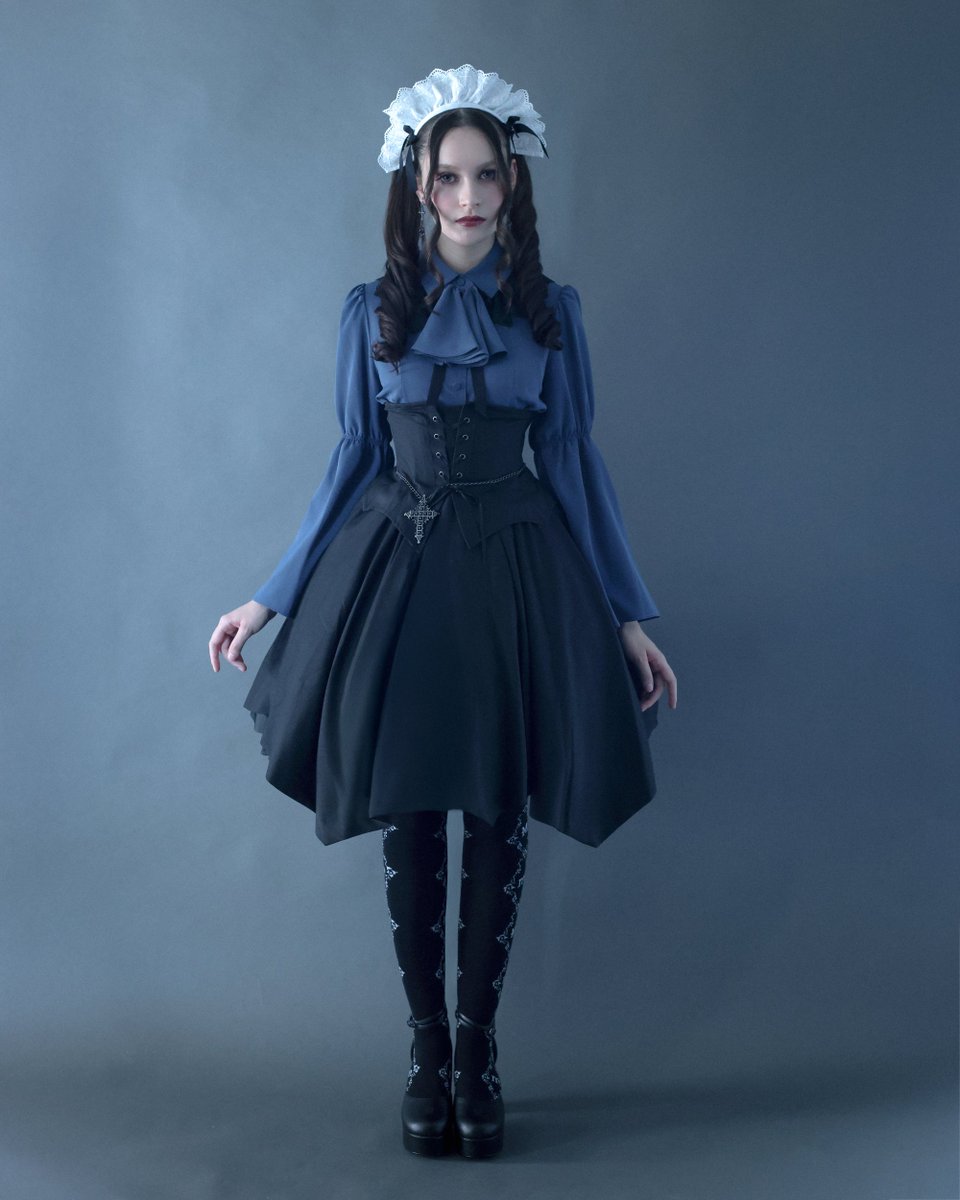 発売中】黒 残りわずか ○蝙蝠コルセットスカート 22,000 JPY