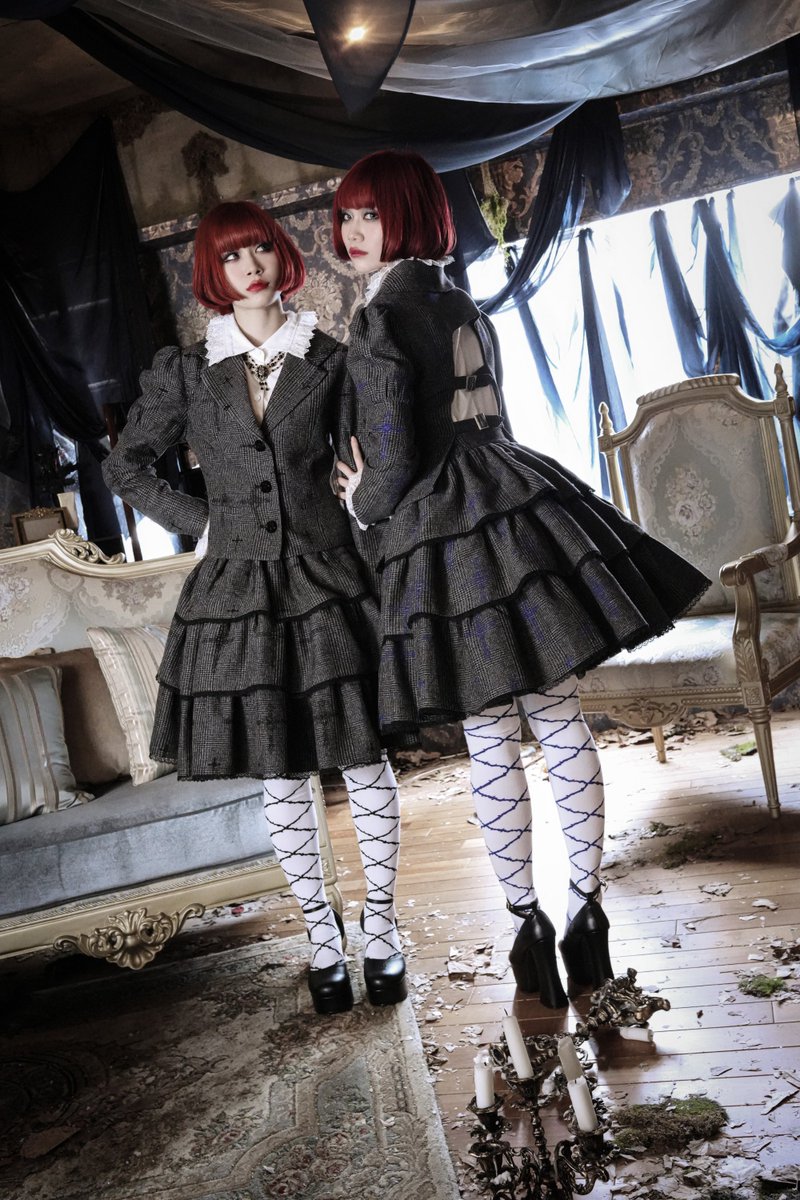 Moi-meme-Moitie /モワティエ/ハイウエストスカート/グレー Moi-même-Moitié モワメームモワティエ ロングスカート Pickup