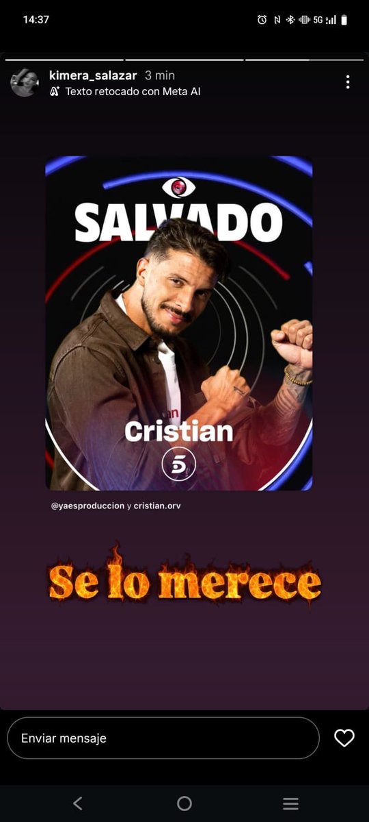 BUENOS DIAS
ES HOOOOY ES HOOOOY 
ULTIMO DIA PARA VOTAR A CRISTIAN PARA QUE GANE
❤️❤️🥰🥰🥰
#GH18D #teampinchitos #cristian