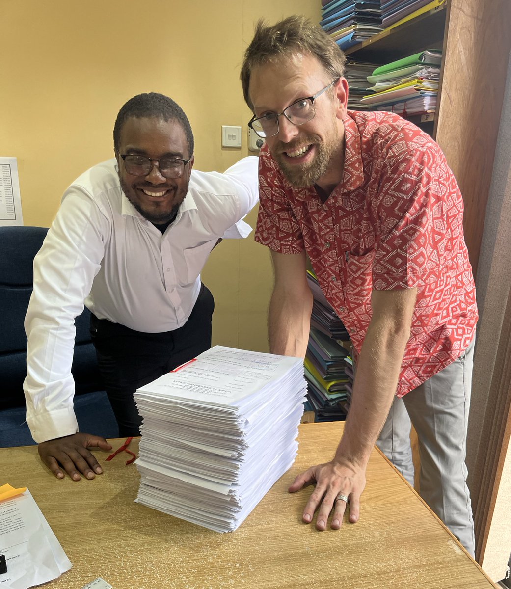 Thanks to the legal team for the many hours put into this comprehensive, nearly 500-page appeal to the Minister of Environment against an imminent development on <a href="/MonavaleWetland/">Monavale Wetland #SaveMonavaleVlei</a>. Our City’s future depends on us protecting our City’s water sources!

#SaveMonavaleVlei
