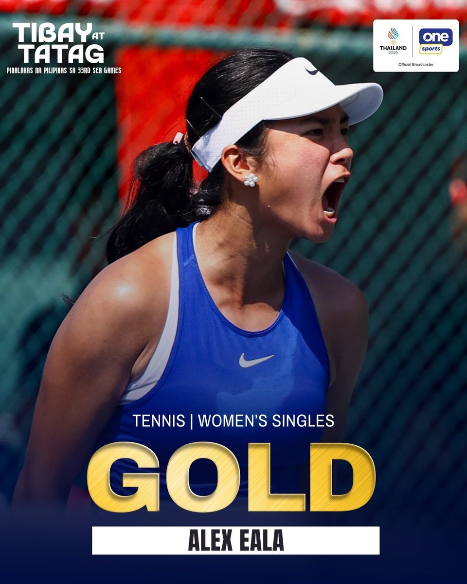 EJ Obiena - GOLD 🥇
Alex Eala - GOLD 🥇

Filipino world-class athletes. 🇵🇭

Won’t be cheated on, can’t be cheated on. Better luck next time, Thais. 😉

#EJObiena
#AlexEala
#SEAGames2025