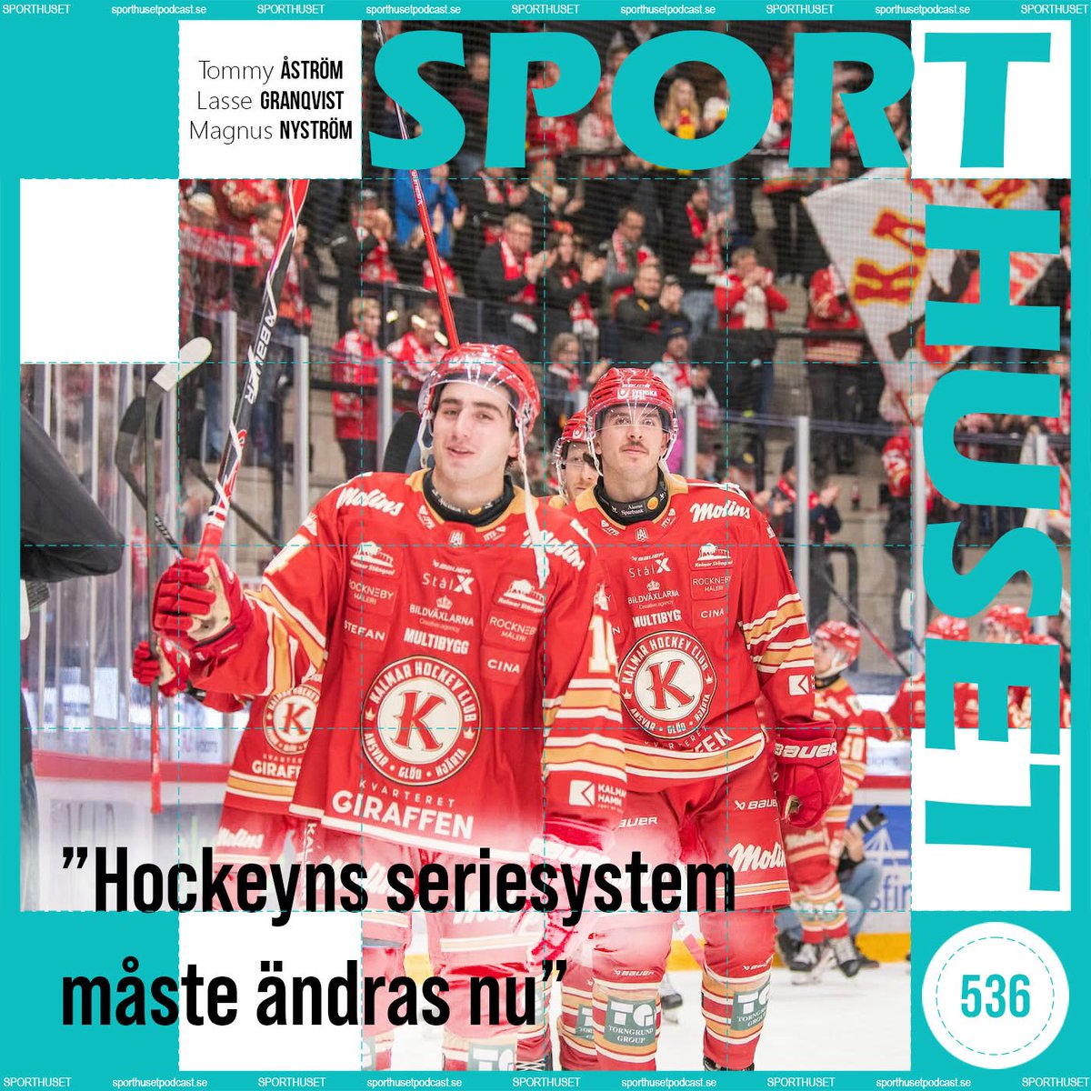 Nytt avsnitt‼️
”Ändra seriesystemet NU” Hockeydebatt med Expressens Magnus Nyström, Lasse Granqvist &amp; Tommy Åström. 
▪️Dokumentären ”Drömmen om NHL” från insidan. 
▪️Stora Victor Hedman. 
▪️”HERREGUD, omöjligt att förstå” - Lasse Lackar efter VM-fiasko. 
▶️podcasts.apple.com/se/podcast/spo…