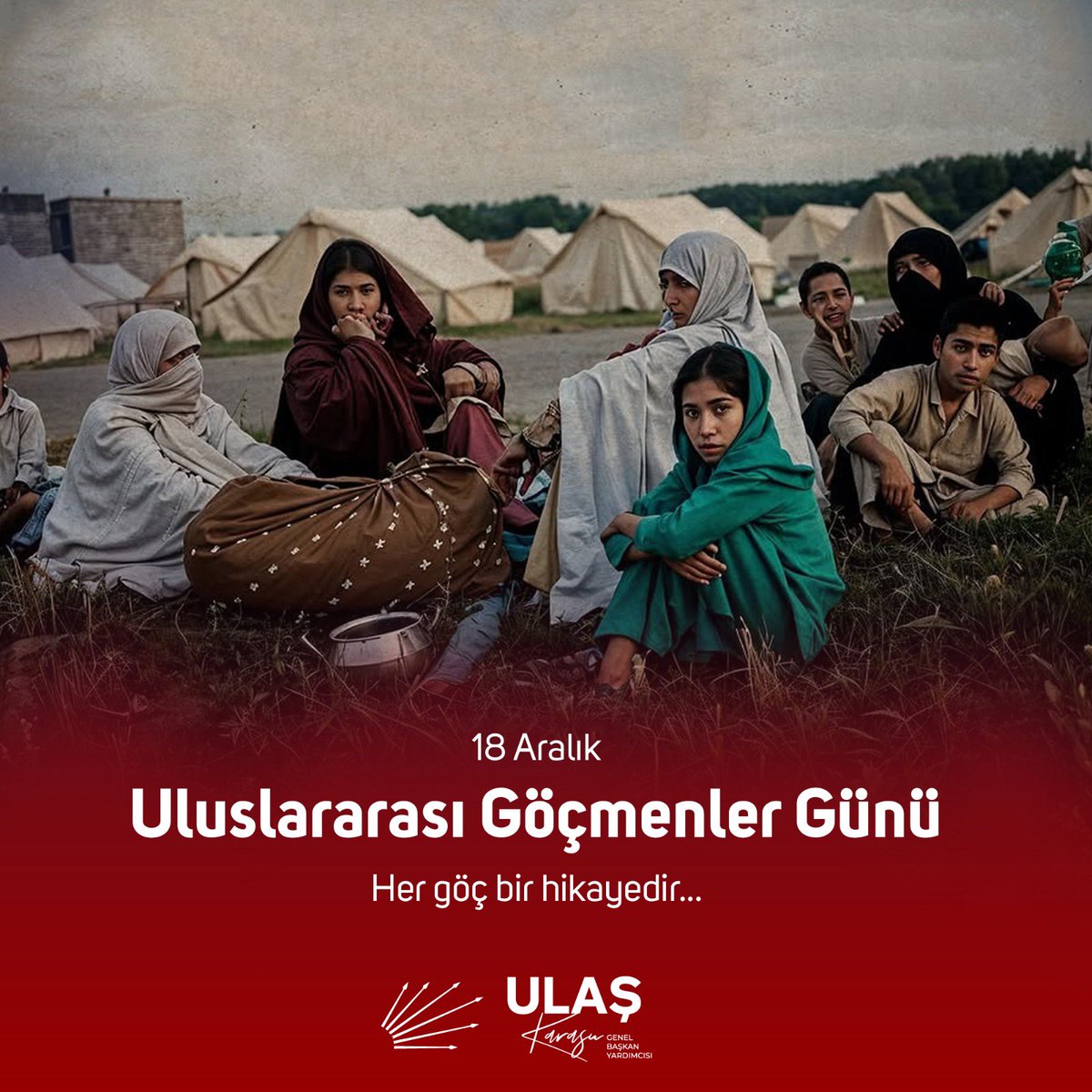 Her göç bir hikaye, huzurlu bir yaşam mücadelesidir.

Barışın, huzurun hakim olduğu
savaş, terör ve zulmün son bulduğu, herkesin kendi yurdunda hür ve özgür yaşadığı bir dünya diliyorum.
#GöçmenlerGünü #MigrantsDay #Göç #Göçmen